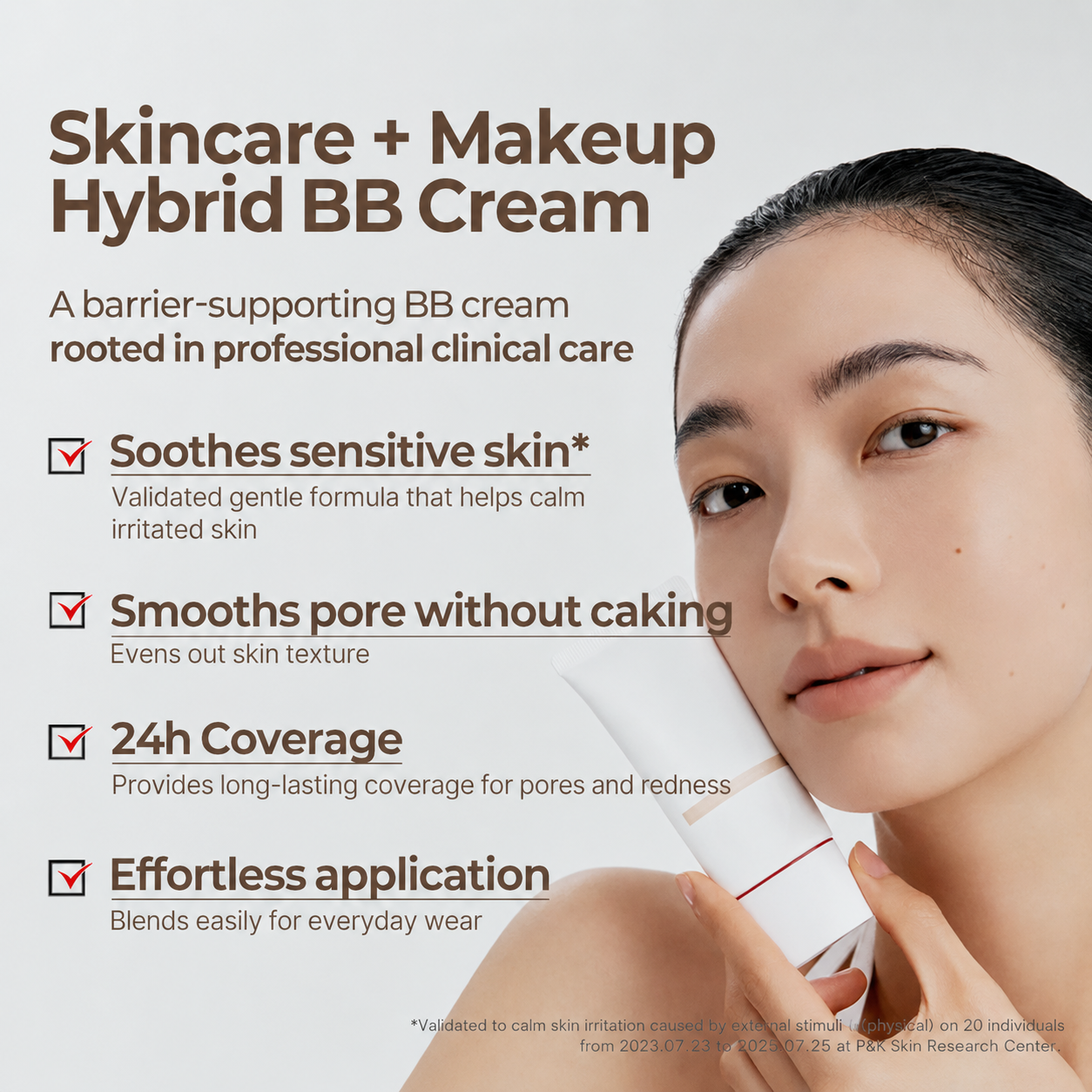 Skin Blemish Balm Intensive | Skin Tint for Recovery | 5 Ceramides & 6 Peptides | Buildable Tone-Up Coverage | Korean BB Cream