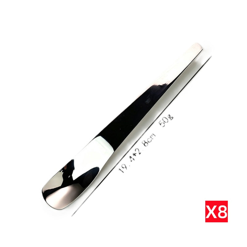 🥄 Long-Handle Stainless Steel Dessert Spoon