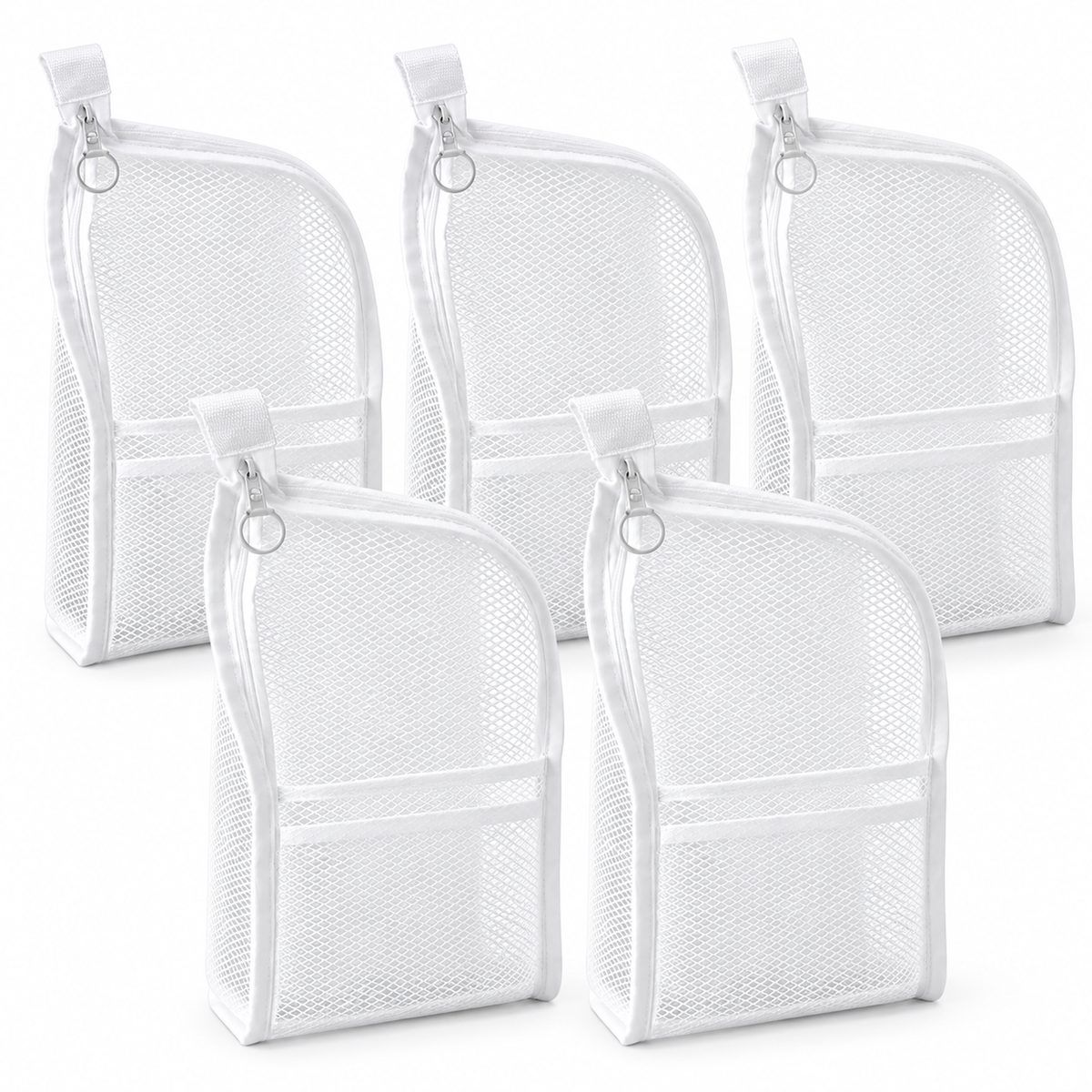 ✈️ See-Through Mesh Travel Toiletry Bag