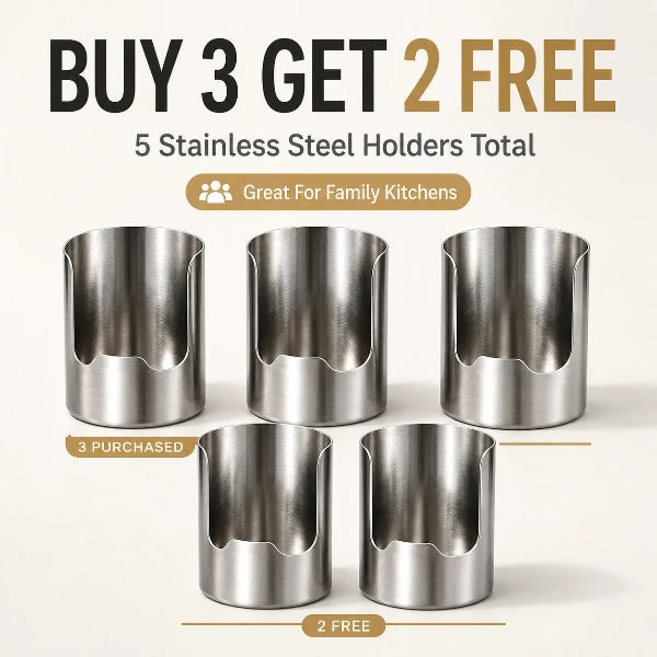 Free Gift 🎁 🍽️ Premium Stainless Steel Kitchen Counter Organizer