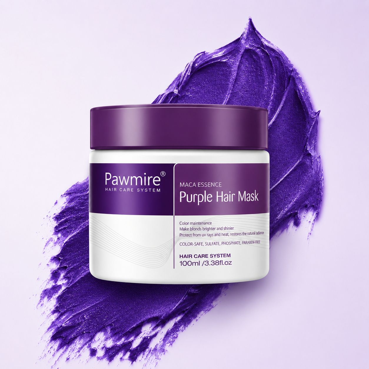 Pawmire® Color Care Hair Mask – Tone, Refresh & Shine for Color-Treated Hair