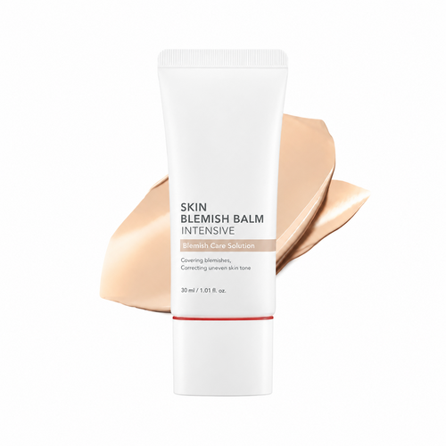 Skin Blemish Balm Intensive | Skin Tint for Recovery | 5 Ceramides & 6 Peptides | Buildable Tone-Up Coverage | Korean BB Cream