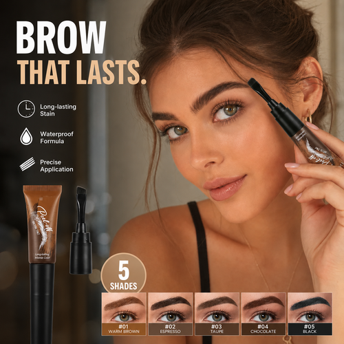 💞Buy 1 Get 1 Free💞Waterproof Brow Tint â€?Peel‑off Eyebrow Gel.easy apply,Covers greys, shapes perfectly🌟