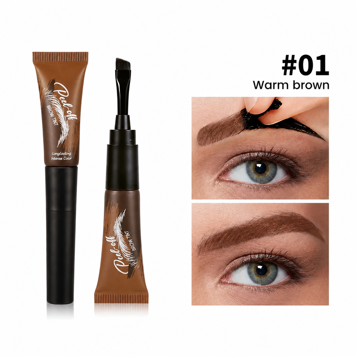 💞Buy 1 Get 1 Free💞Waterproof Brow Tint â€?Peel‑off Eyebrow Gel.easy apply,Covers greys, shapes perfectly🌟