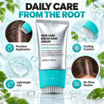 💆🌱 Root Boost Hair Growth Serum Brush