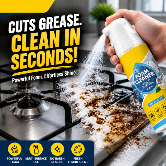 💞Grease & Stain Remover – Foam action, no harsh chemicals. Works on coffee, ink & oil. A true all‑rounder. 🏠✅