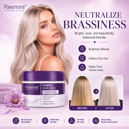 Pawmire® Color Care Hair Mask – Tone, Refresh & Shine for Color-Treated Hair