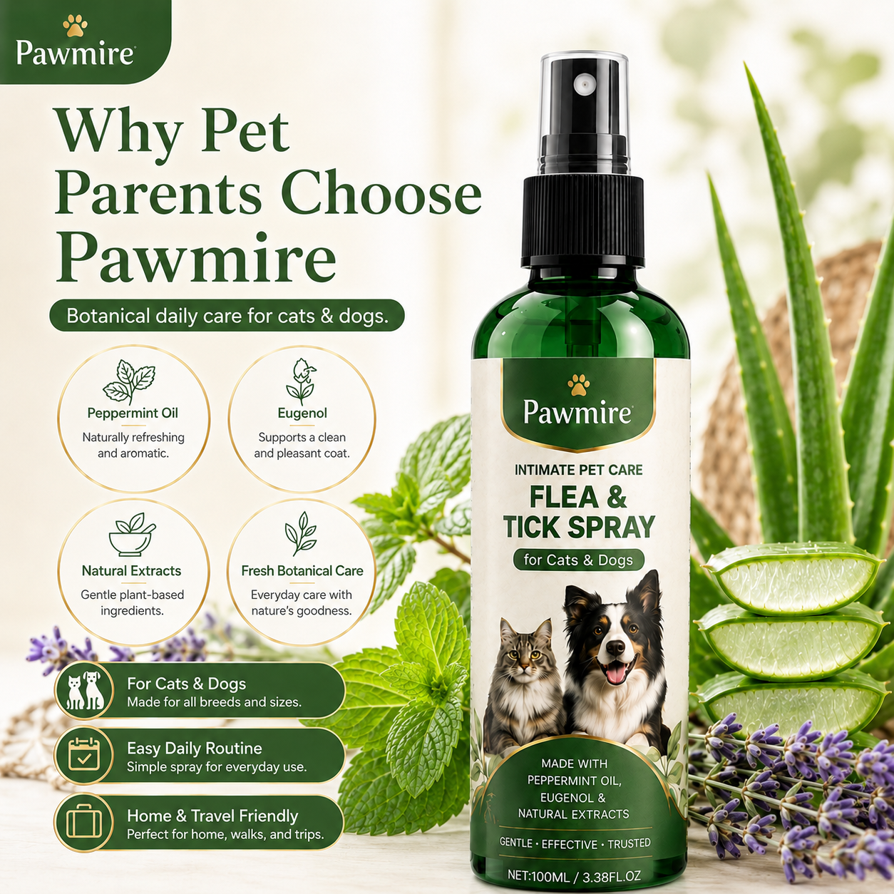 Pawmire-Protect Your Pet Before Fleas & Ticks Become a Problem