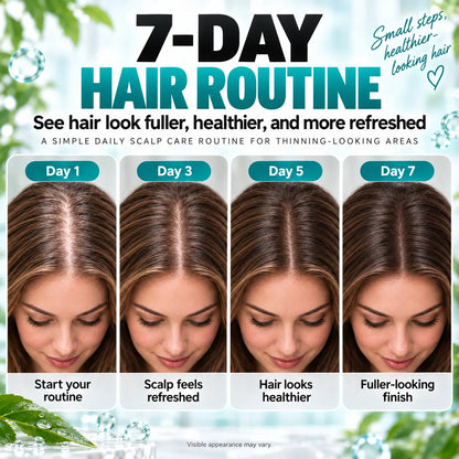 💆🌱 Root Boost Hair Growth Serum Brush