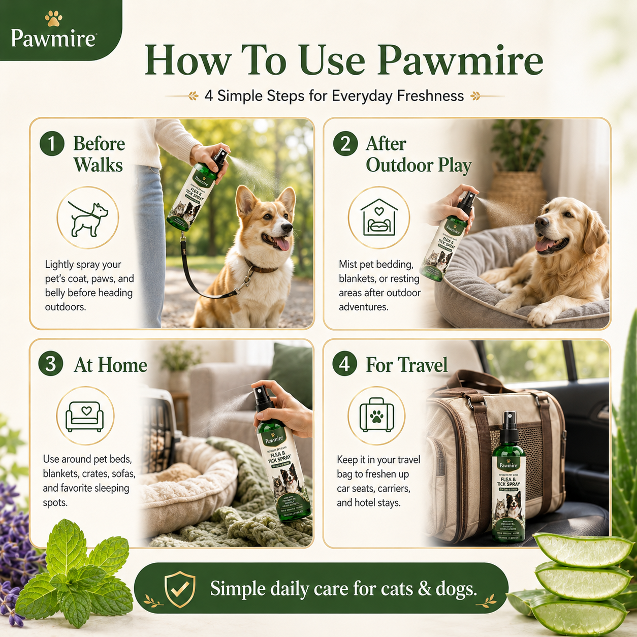 Pawmire-Protect Your Pet Before Fleas & Ticks Become a Problem