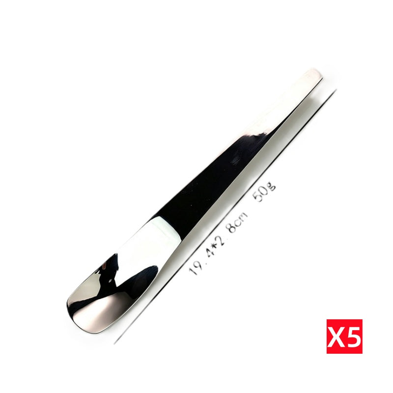 🥄 Long-Handle Stainless Steel Dessert Spoon