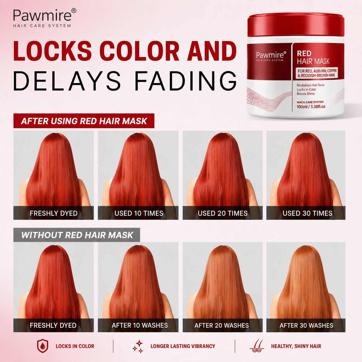 Pawmire® Color Care Hair Mask – Tone, Refresh & Shine for Color-Treated Hair