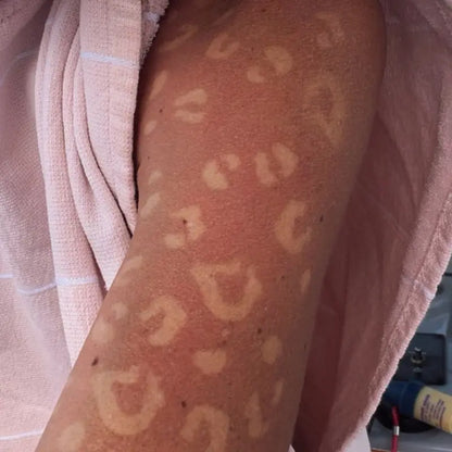 Holographic Tanning Stickers | Suntan Sticker Tattoo Pack | Colorful Body Decals | Create Unique Whimsy Tan Lines