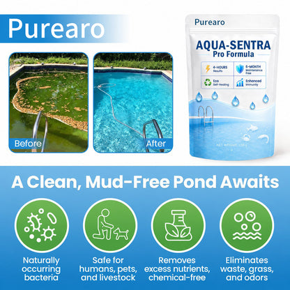 🦠 Purearo Green Water Defense Formula Help Keep Pools & Ponds Cleaner Longer