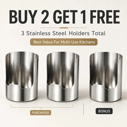 Free Gift 🎁 🍽️ Premium Stainless Steel Kitchen Counter Organizer