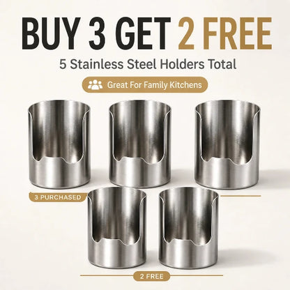 Free Gift 🎁 🍽️ Premium Stainless Steel Kitchen Counter Organizer
