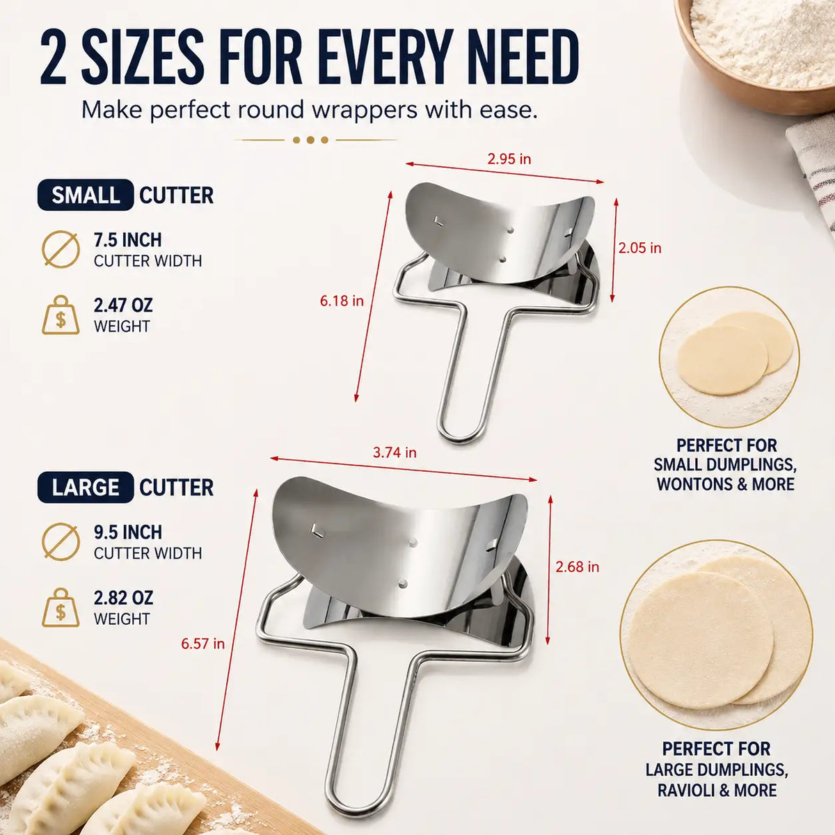 👩‍🍳 🥟 Stainless Steel Dumpling Maker Set