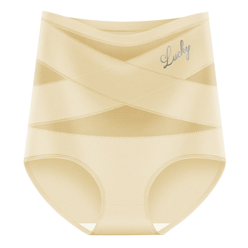 🌸Last Day-Buy 1 Get 1 Packs✨Plus-Size High-Waist Cross Tummy Control Panties