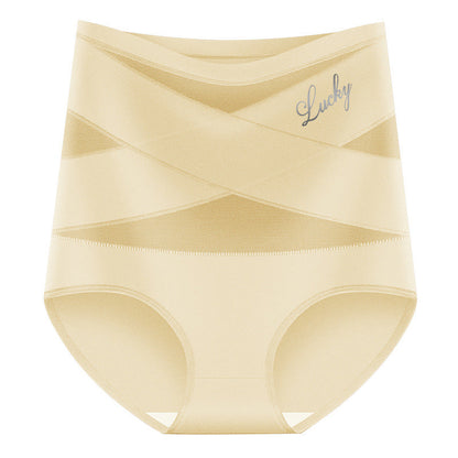 🌸Last Day-Buy 1 Get 1 Packs✨Plus-Size High-Waist Cross Tummy Control Panties