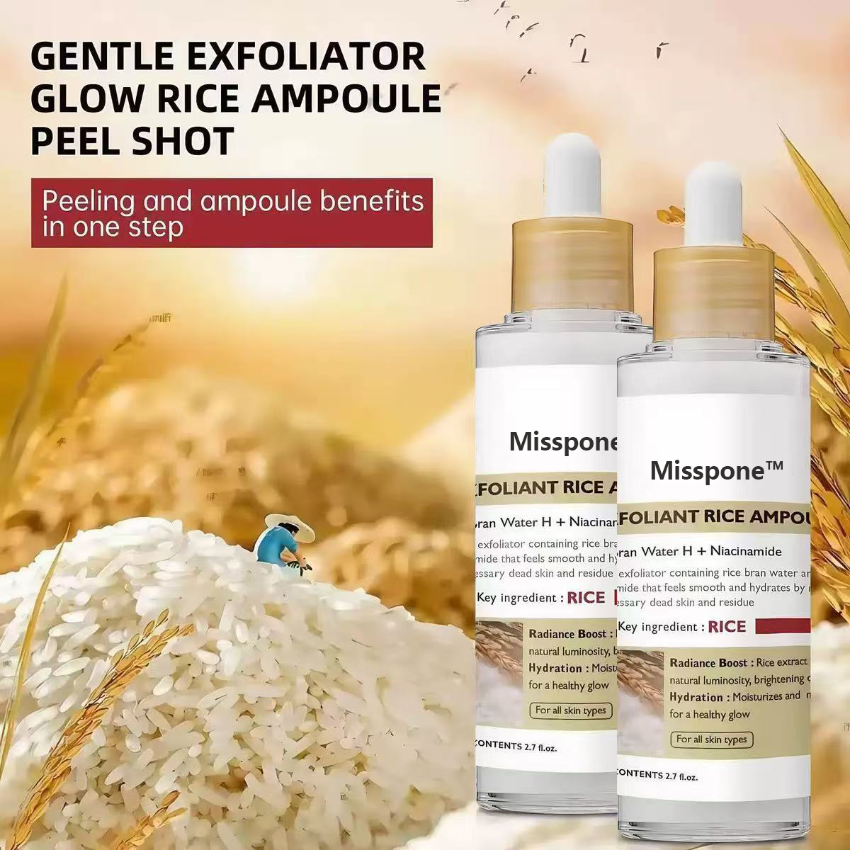 Misspone™ Dermo-Expert Authoritative Certification! 20-Year Clinically Validated Essence, Unlocks Skin Whitening Code!