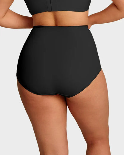 🌸Last Day-Buy 1 Get 1 Packs✨Plus-Size High-Waist Cross Tummy Control Panties