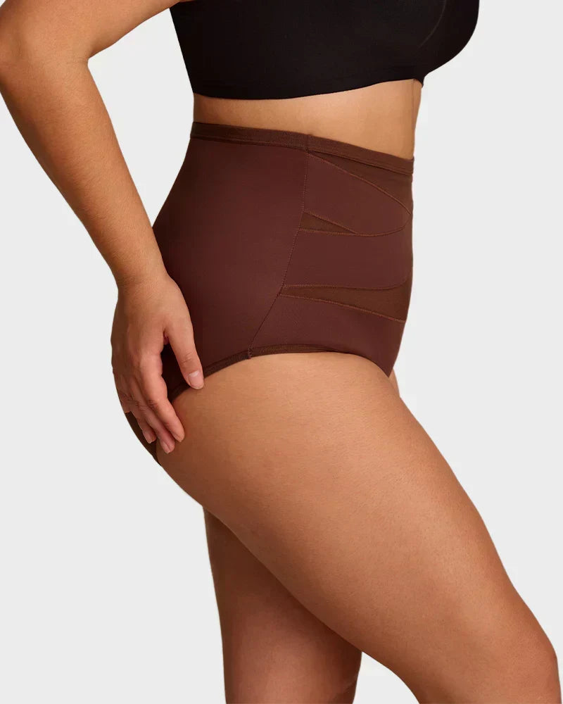 🌸Last Day-Buy 1 Get 1 Packs✨Plus-Size High-Waist Cross Tummy Control Panties