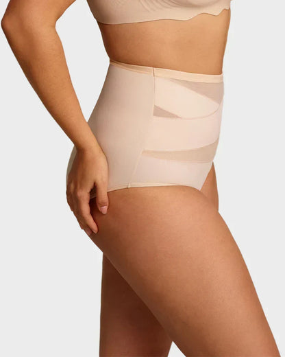 🌸Last Day-Buy 1 Get 1 Packs✨Plus-Size High-Waist Cross Tummy Control Panties
