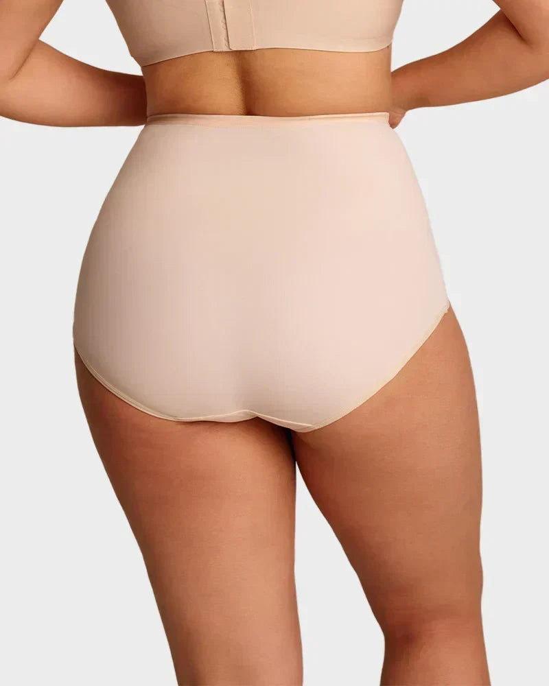 🌸Last Day-Buy 1 Get 1 Packs✨Plus-Size High-Waist Cross Tummy Control Panties