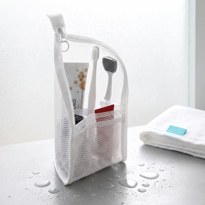 ✈️ See-Through Mesh Travel Toiletry Bag