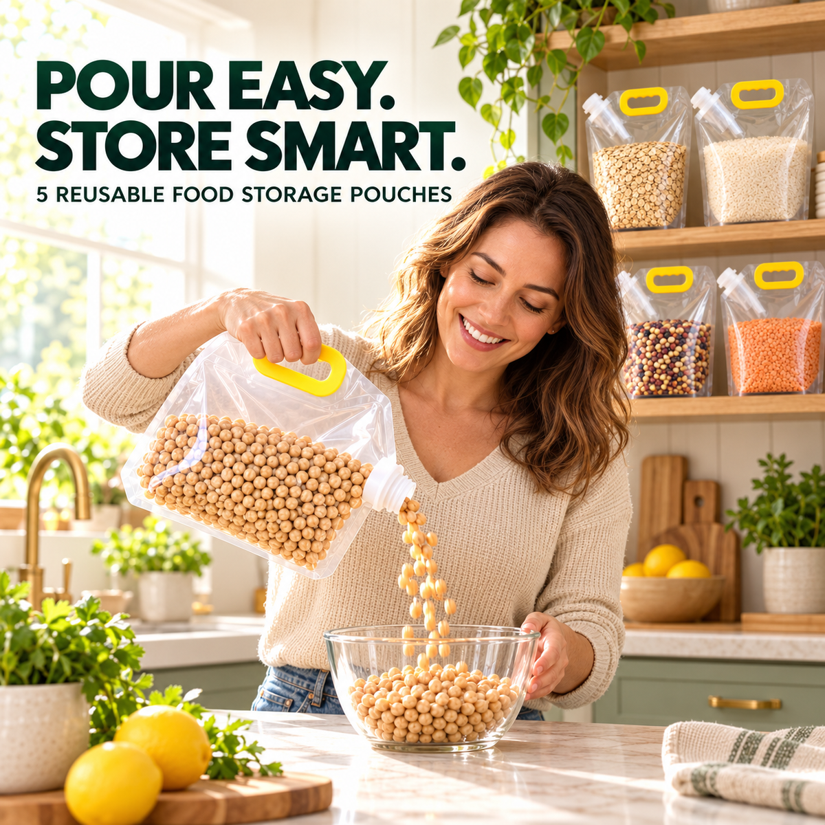 🫙Reusable Food Storage Pouches