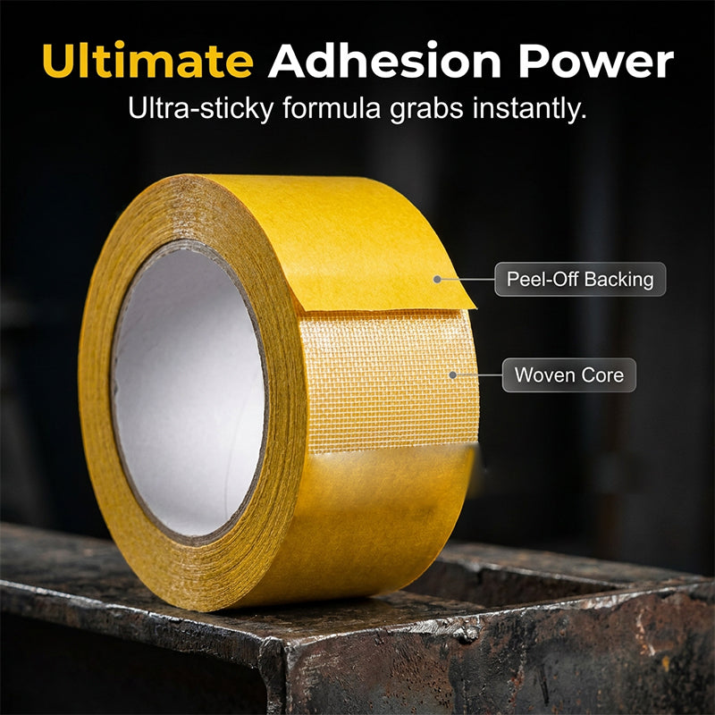 🔥LAST DAY SALE - BUY 1 GET 1 FREE!! 50K+ SOLD!🏠High-Tack Double-Sided Mesh Tape