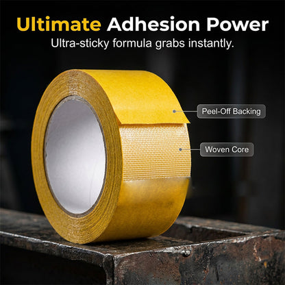 🔥LAST DAY SALE - BUY 1 GET 1 FREE!! 50K+ SOLD!🏠High-Tack Double-Sided Mesh Tape