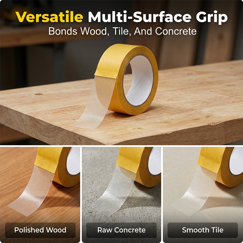 🔥LAST DAY SALE - BUY 1 GET 1 FREE!! 50K+ SOLD!🏠High-Tack Double-Sided Mesh Tape