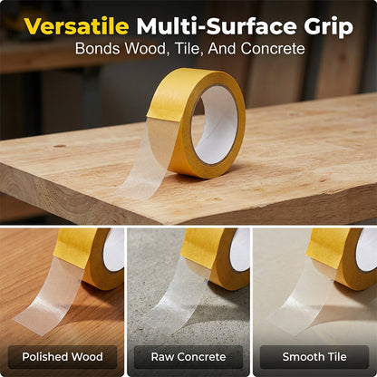🔥LAST DAY SALE - BUY 1 GET 1 FREE!! 50K+ SOLD!🏠High-Tack Double-Sided Mesh Tape