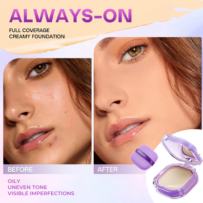 🔥LAST DAY SALE ONLY $23.99!⚡50K+ SOLD!💜Flawless All-Day Wear Cream Foundation