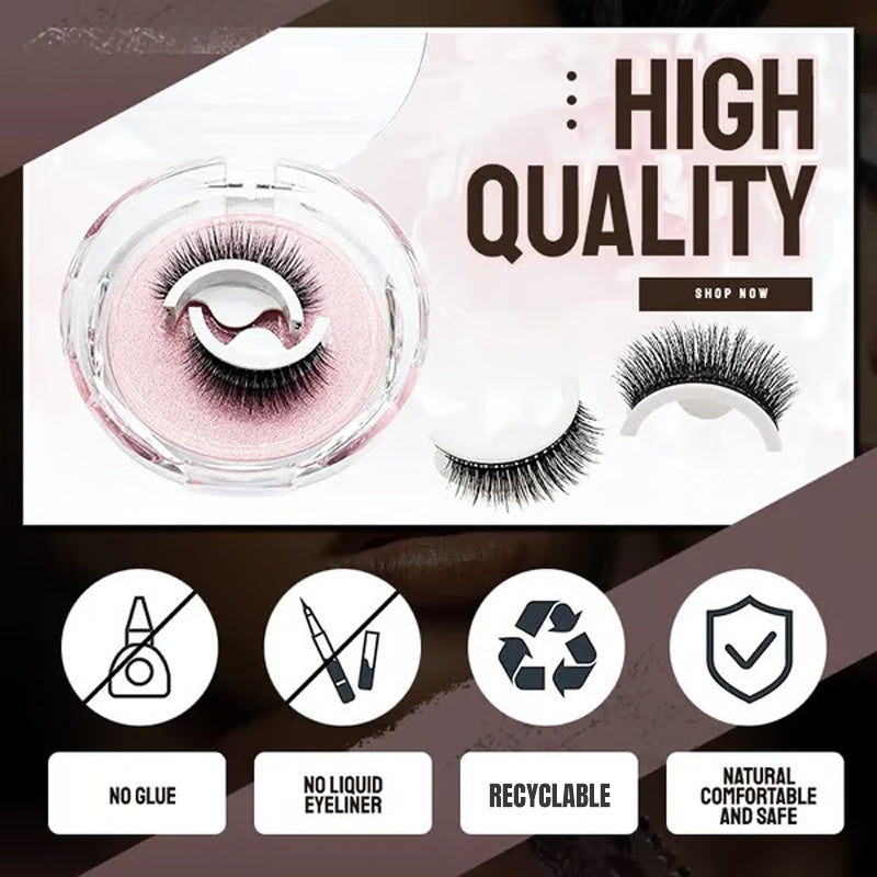 Reusable Self-Adhesive False Eyelashes
