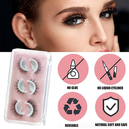 Reusable Self-Adhesive False Eyelashes