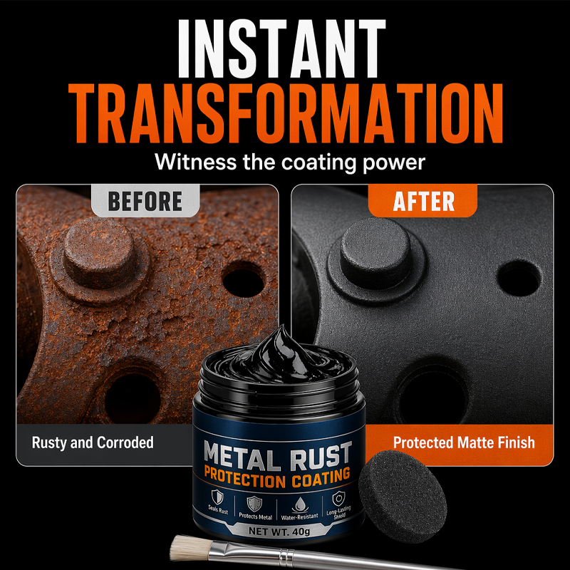🥳2026 HOT SALE🥳💞50K+ SOLD!🔧 Metal Rust Protection Black Repair Paste – Restores rusty gates, railings & tools. Forms protective coating – no need to replace! 🛡️✨