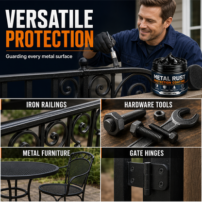 🥳2026 HOT SALE🥳💞50K+ SOLD!🔧 Metal Rust Protection Black Repair Paste – Restores rusty gates, railings & tools. Forms protective coating – no need to replace! 🛡️✨