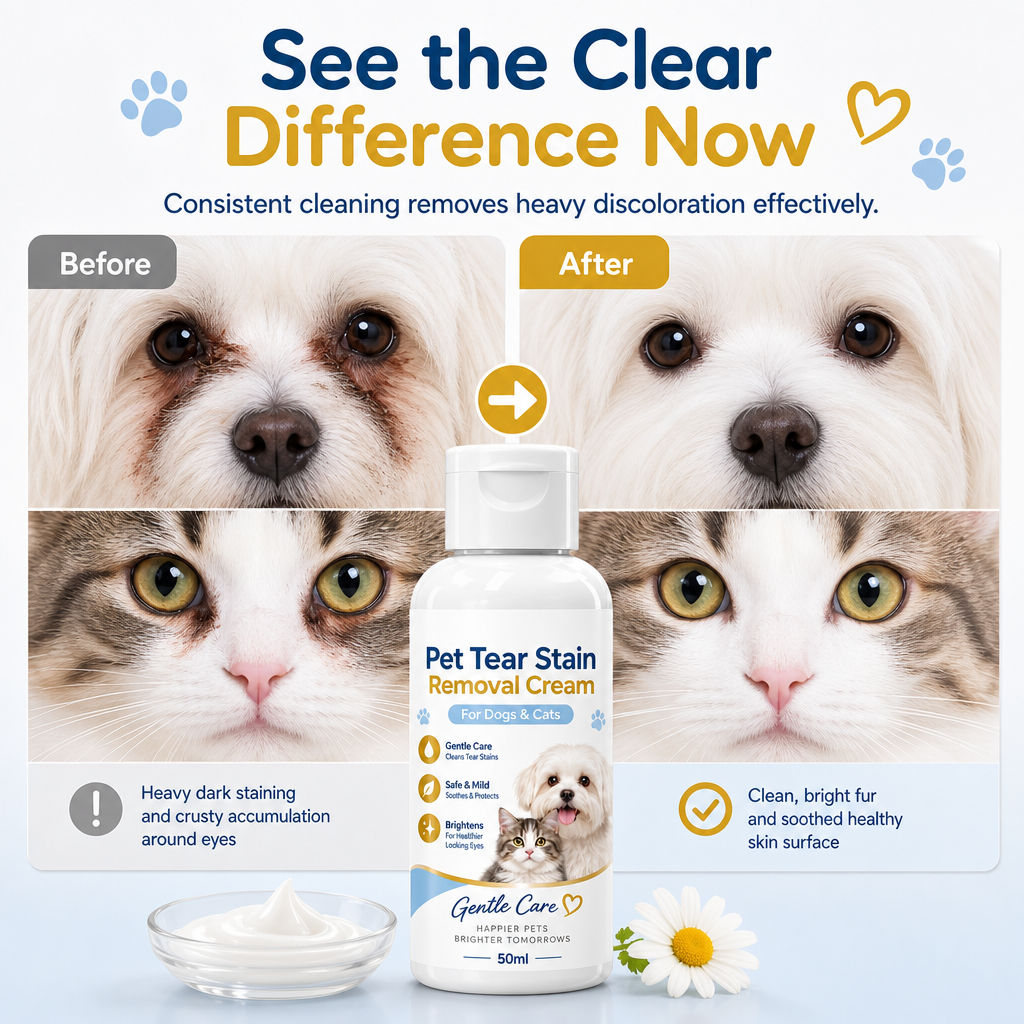 🐶🐱Pet Tear Stain Remover Cream